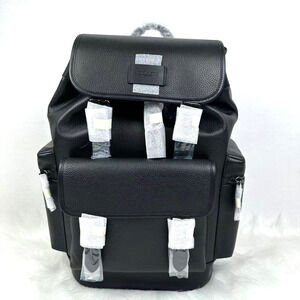 Coach MEN's Sprint Backpack In Leather/Gunmetal/Graphite CT015 NWT $750